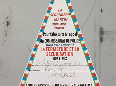 Une soi-disant sécurisation d’appartement-mais une vraie arnaque