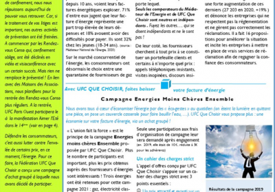 Info conso Paris Ouest N° 3